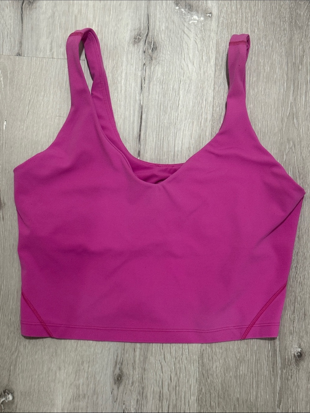 lululemon athletica Pink Scoop Neck Bralette Crop Top - Size 10